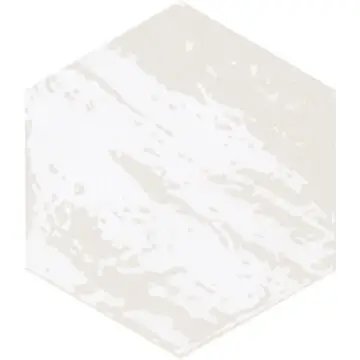 Zellige White 5X5 Square Gloss Porcelain Tile 3