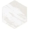 Zellige White 5X5 Square Gloss Porcelain Tile 4